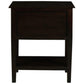 BIRKDALE 3 DRAWER SIDE TABLE/WITH SHELF IN SOLID MAHOGANY- CHOCOLATE - MyChocolateWood