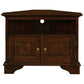 JEREMIAH CORNER SOLID MAHOGANY TV UNIT 2 DOORS/SHELF - MAHOGANY - MyChocolateWood