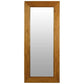 GARDINER SOLID MAHOGANY TIMBER FRAME FREE STANDING MIRROR IN LIGHT PECAN