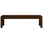 FULTON SOLID MAHOGANY TIMBER BENCH IN MAHOGANY COLOUR 158CM - MyChocolateWood