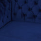 GOTCHA 3-SEATER CHESTERFIELD SOFA IN NAVY VELVET - MyChocolateWood