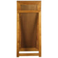 GARDINER SOLID MAHOGANY TIMBER FRAME FREE STANDING MIRROR IN LIGHT PECAN