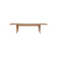 BOSQUET SOLID LIGHT FRUITWOOD DOUBLE EXTENSION DINING TABLE - MyChocolateWood
