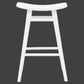 LUCAS SOLID MAHOGANY COUNTER STOOL WHITE