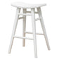 LUCAS SOLID MAHOGANY COUNTER STOOL WHITE