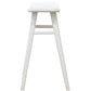 LUCAS SOLID MAHOGANY COUNTER STOOL WHITE