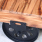 FARINGTON OLD RECYCLED RAILWAY SLEEPER TIMBER & METAL INDUSTRIAL CART COFFEE TABLE 120CM - MyChocolateWood