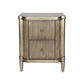 ARIELLE BEDSIDE TABLE - ANTIQUE GOLD - MyChocolateWood