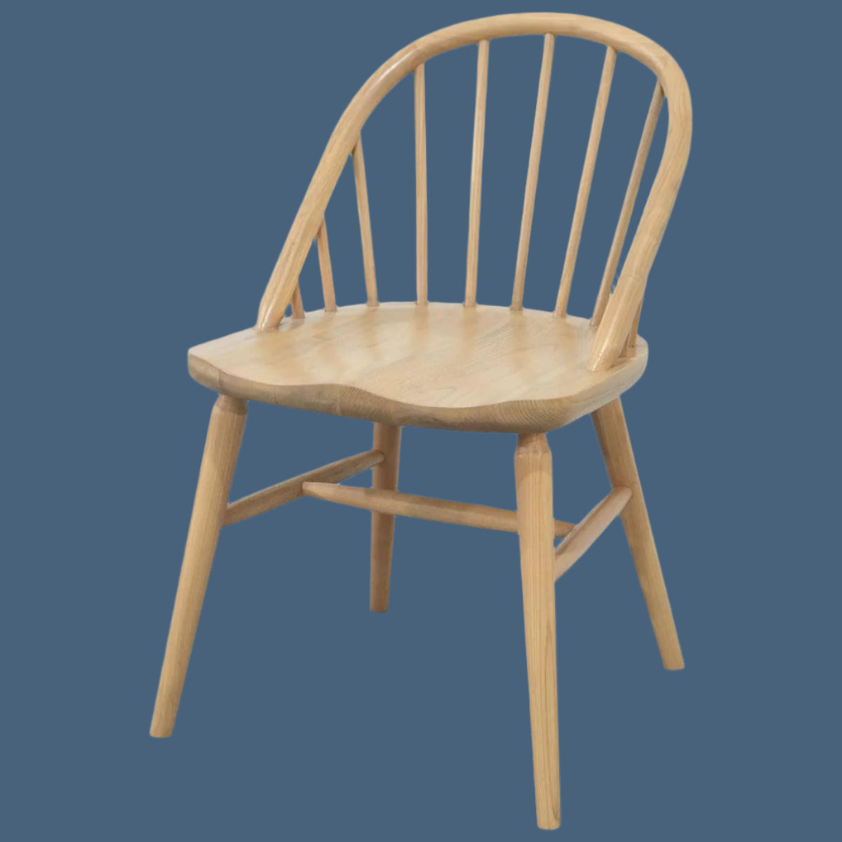 VERA SOLID OAK DINING CHAIRS IN NATURAL SET OF 2