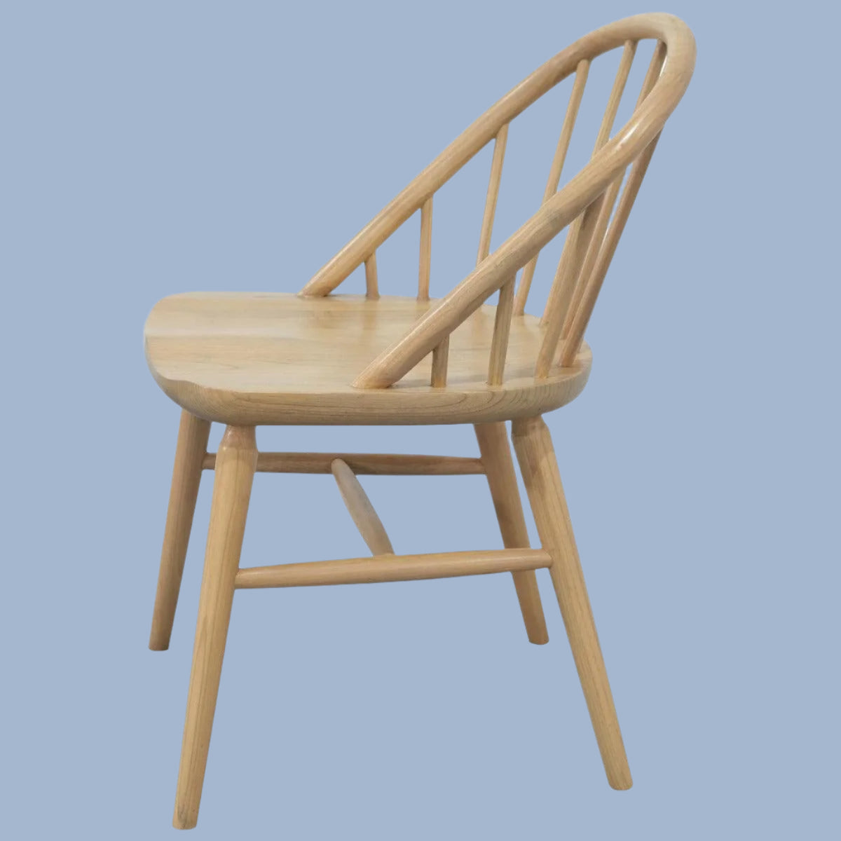 VERA SOLID OAK DINING CHAIRS IN NATURAL SET OF 2
