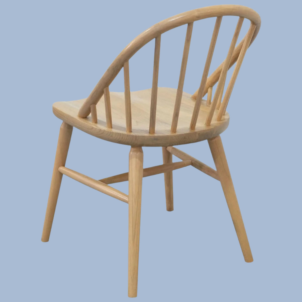 VERA SOLID OAK DINING CHAIRS IN NATURAL SET OF 2
