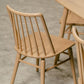 RIVIERA SOLID OAK DINING CHAIRS IN NATURAL SET OF 2