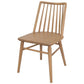 RIVIERA SOLID OAK DINING CHAIRS IN NATURAL SET OF 2