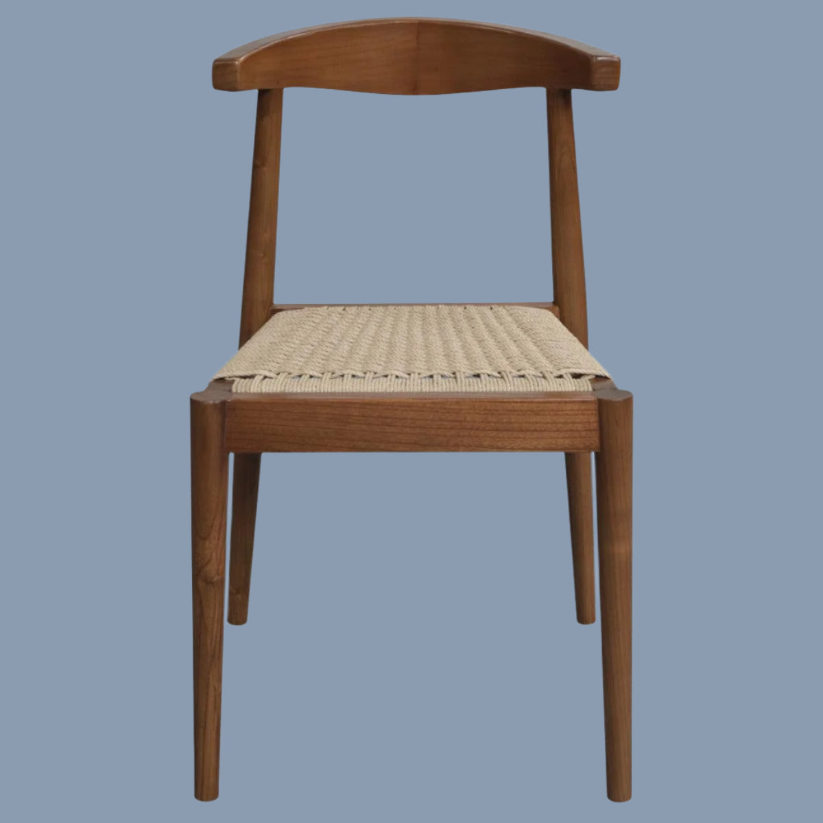 ARDEN SOLID OAK DINING CHAIR WITH WOVEN LOOM SEAT ALMOND - MyChocolateWood