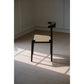 ARDEN SOLID OAK DINING CHAIR WITH WOVEN LOOM SEAT BLACK - MyChocolateWood