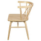 SIERRA SOLID OAK DINING CHAIRS IN NATURAL SET OF 2 - MyChocolateWood
