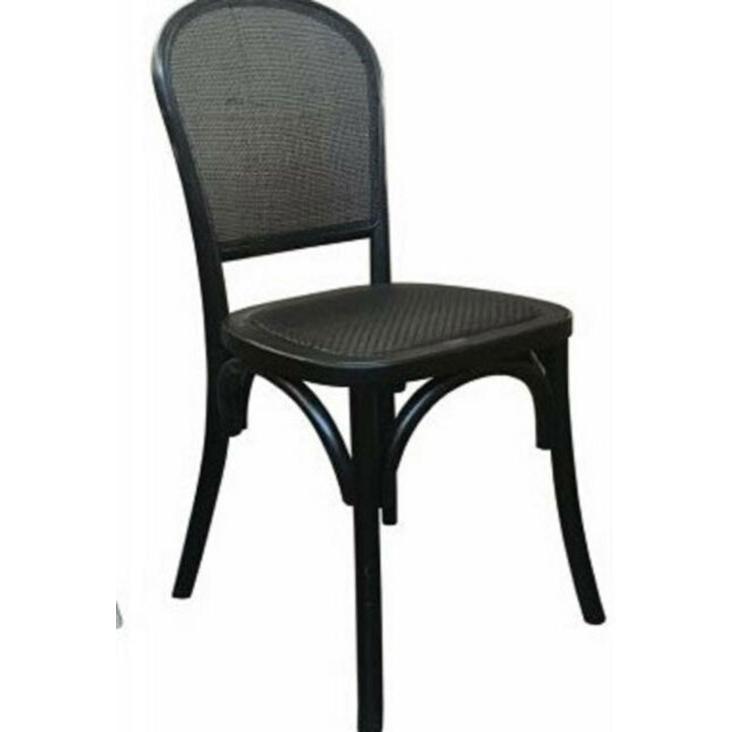 TAHITI CONTEMPORY DINING CHAIR RADIO RATTAN WEAVE WHITE BLACK OR NATURAL