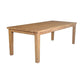 ALANYA OUTDOOR DINING TABLE RECTANGULAR SOLID EUCALYPTUS TIMBER