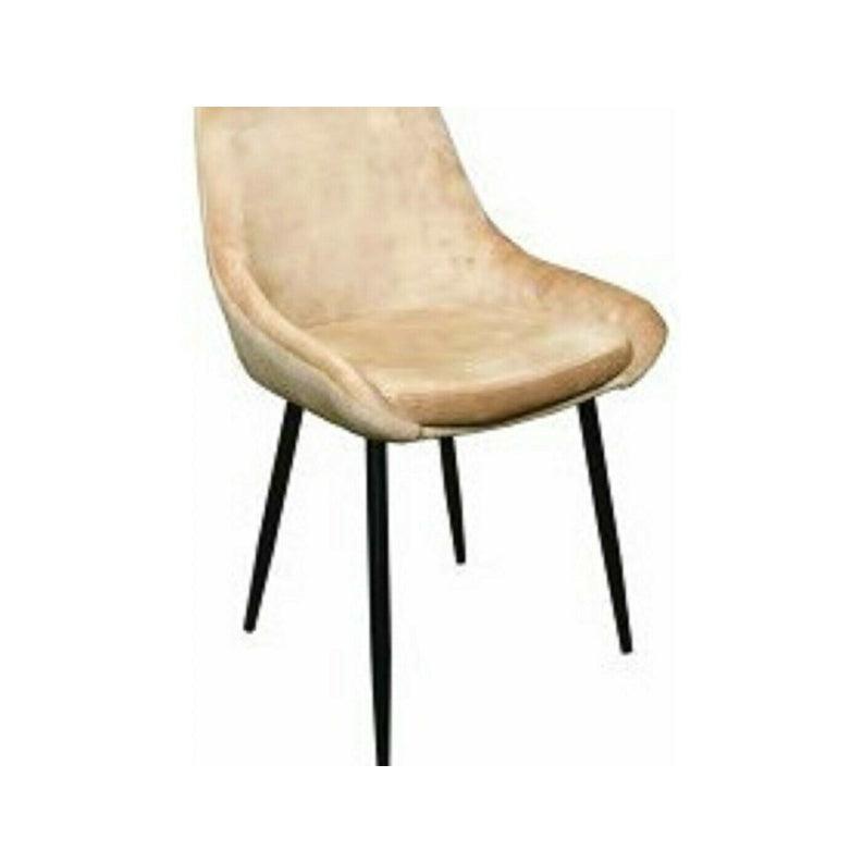 MADELEINE CAMEL COLOURED DINING CHAIR CASUAL CHAIR EASY CHAIR SET OF 2