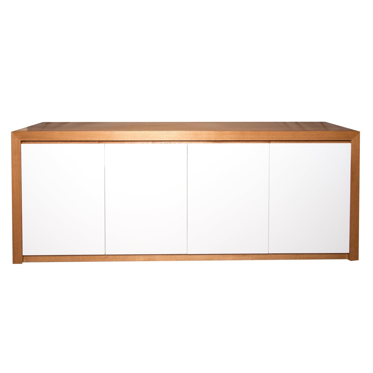 MELLISA BUFFET/SIDEBOARD IN TASSIE OAK WITH 4 POLYURETHANE DOORS - AUSTRALIAN CUSTOM MADE