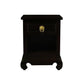 HIROKO OPIUM STYLE LEG 1 DRAW & 1 SHELF BEDISDE TABLE - CHOCOLATE - MyChocolateWood