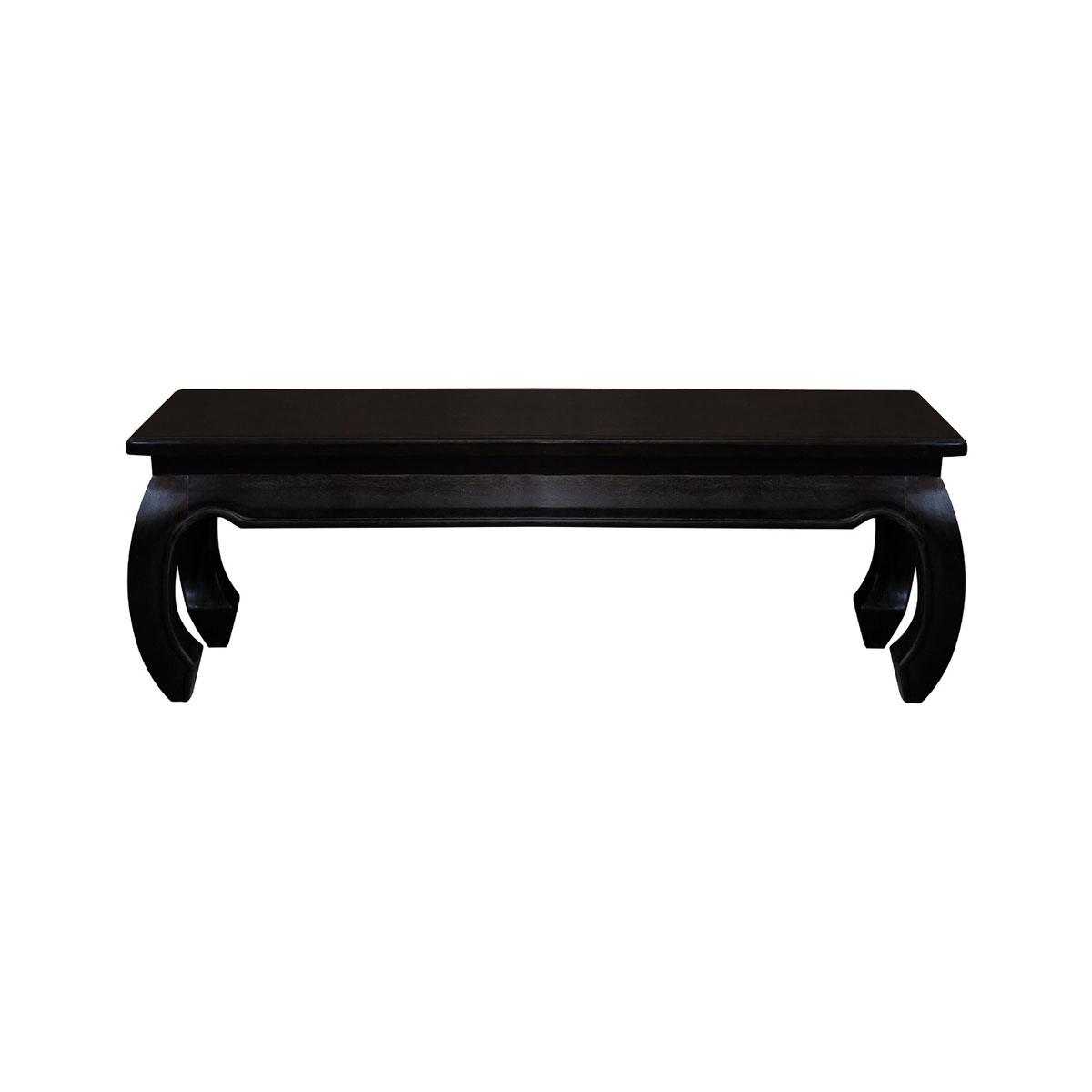 CHENGLEI OPIUM STYLE LEG 128CM BENCH IN CHOCOLATE