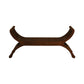 CHENGLEI OPIUM STYLE LEG FULL TIMBER 2-SEATER BENCH IN MAHOGANY - MyChocolateWood