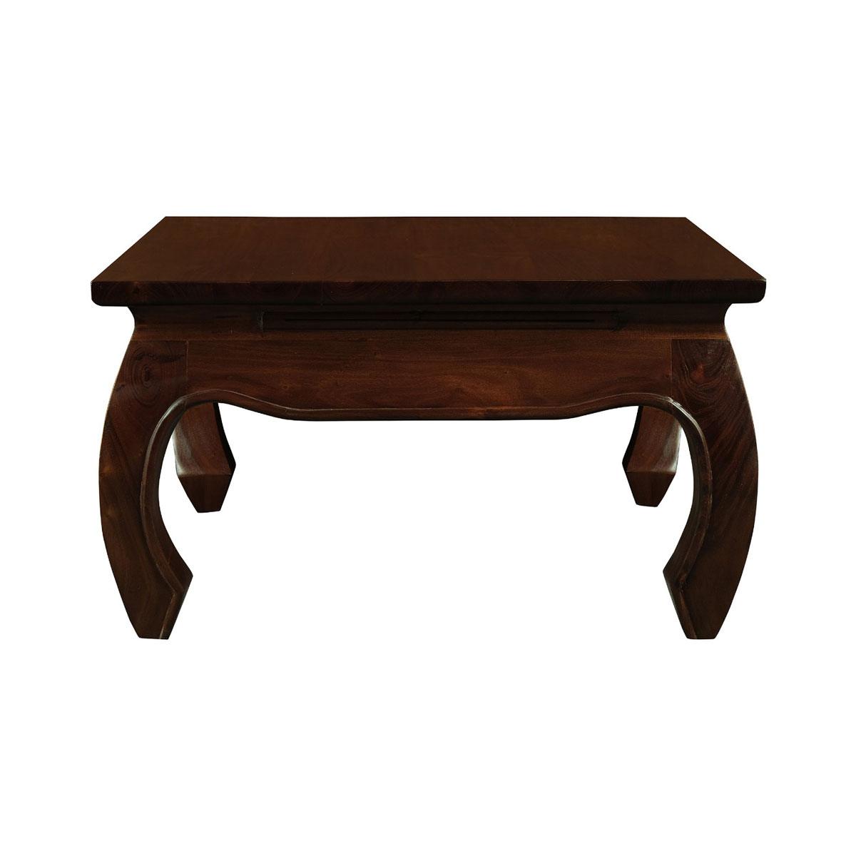 CHENGLEI OPIUM STYLE LEG SQUARE 70CM COFFEE TABLE IN MAHOGANY
