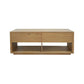 CARDEW SOLID WHITE CEDAR TIMBER 2 DRAWERS 140CM TV UNIT IN NATURAL