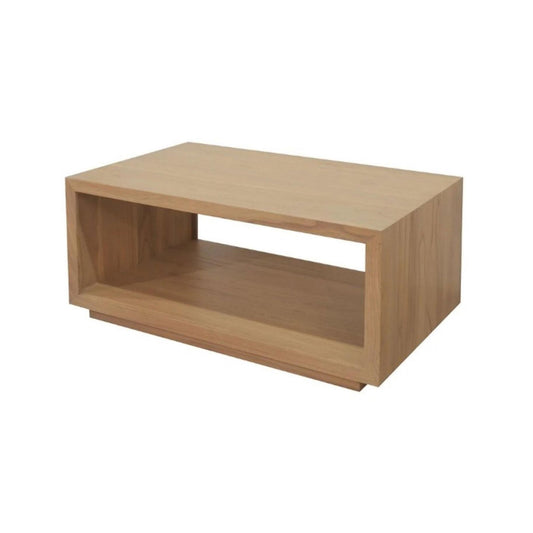 CARDEW SOLD WHITE CEDAR TIMBER COFFEE TABLE IN NATURAL
