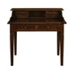 GLASMERE SOLID MAHOGANY TIMBER SECRETARY DESK WITH 6 DRAWERS - MAHOGANY