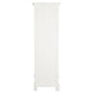 NARROW TASMANIA 1 DRAWER BOOKCASE IN SOLID WHITE FINISH - MyChocolateWood