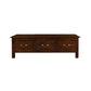NERIN SOLID MAHOGANY 6 DRAWERS RECTANGULAR COFFEE TABLE IN MAHOGANY - MyChocolateWood