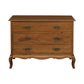 ELODIE 3 DRAWER CHEST IN SOLID MAHOGANY - LIGHT PECAN - MyChocolateWood