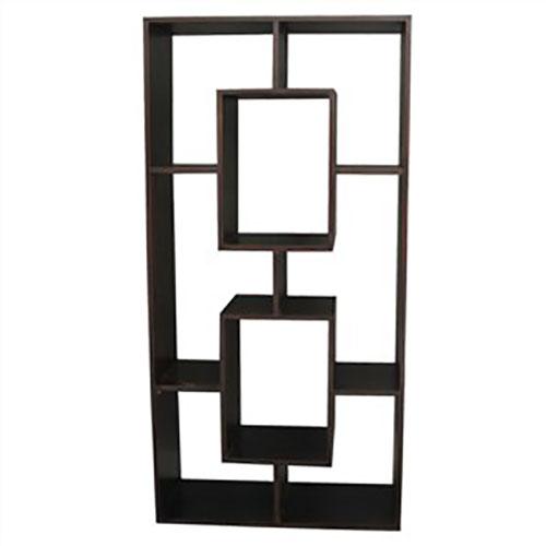 Eelis Solid Mahogany Timber Display Shelf - Chocolate
