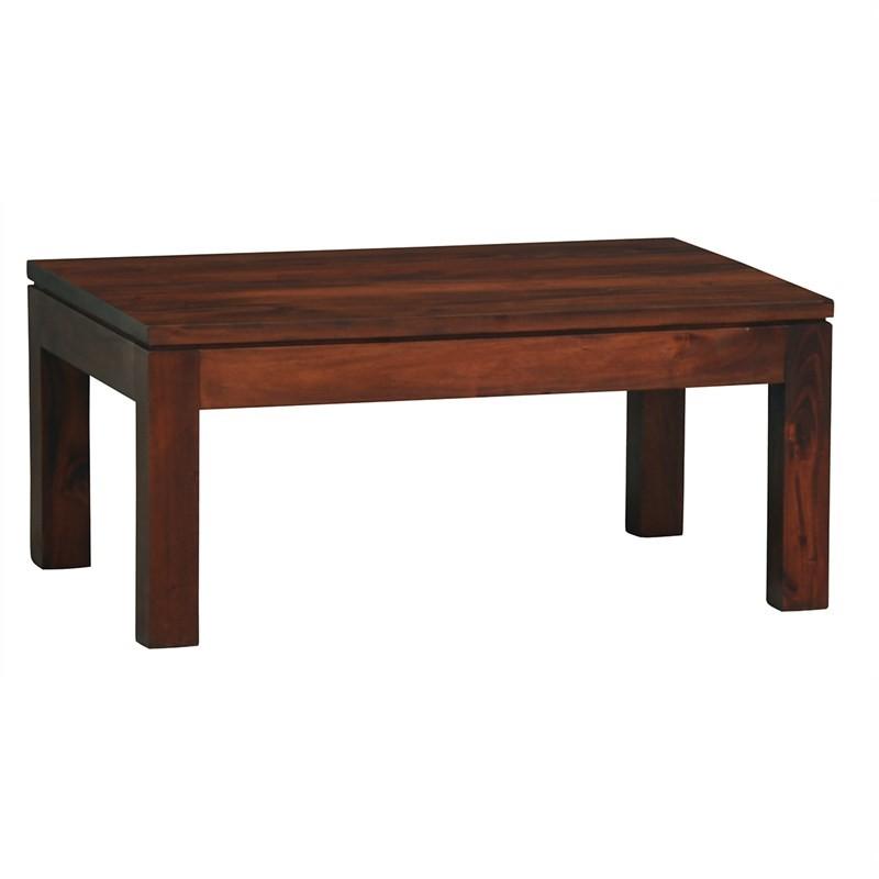 TANAKA SOLID MAHOGANY CONTEMPORARY COFFEE TABLE IN MAHOGANY