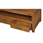 PARIS SOLID MAHOGANY TIMBER COFFEE TABLE 4 DRAWERS LIGHT PECAN 100CM - MyChocolateWood