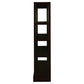 PARIS SOLID MAHOGANY TIMBER DISPLAY CABINET WITH 3 SHELVES -CHOCOLATE - MyChocolateWood
