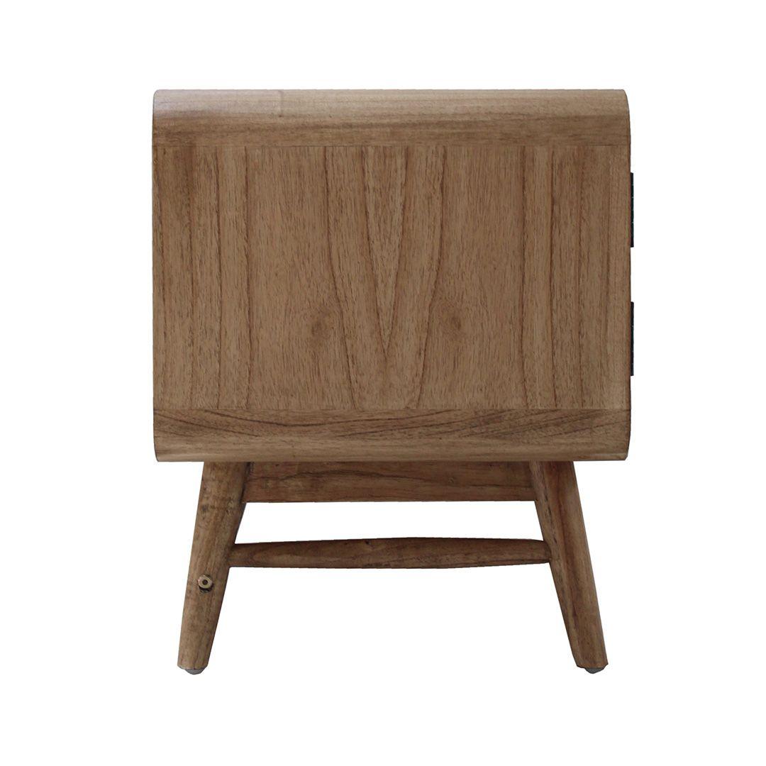 DRAPER 2 DOORS & 2 SHELVES TV/ENTERTAINMENT UNIT IN MINDI BROWN