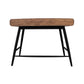 DRAPER MINDI WOOD 2 DRAWER DESK IN MINDY BROWN FINISH - MyChocolateWood
