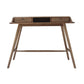 DRAPER MINDI WOOD 2 DRAWER DESK IN MINDY BROWN FINISH - MyChocolateWood