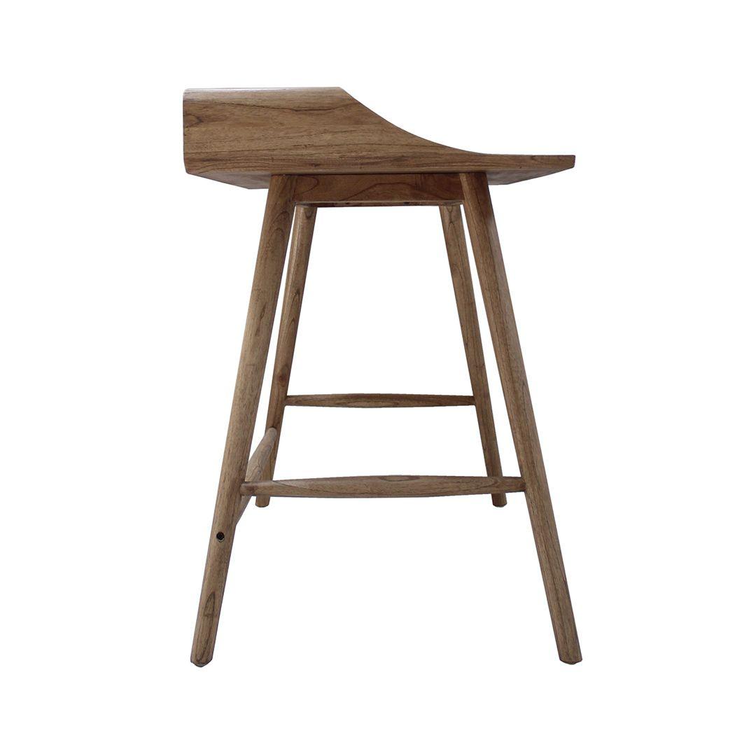 DRAPER MINDI WOOD 2 DRAWER DESK IN MINDY BROWN FINISH - MyChocolateWood