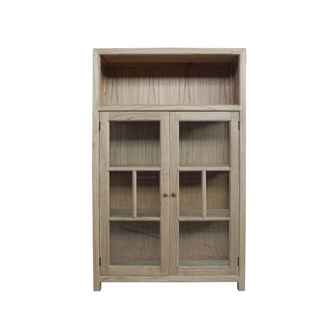 FABRIZIO DISPLAY CABINET IN RECLAIMED AGED - MyChocolateWood