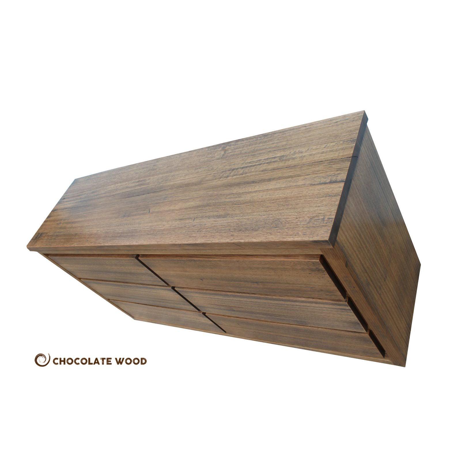 LUCAS CUSTOM MADE RUSTIC TASSIE OAK DRESSER - MyChocolateWood