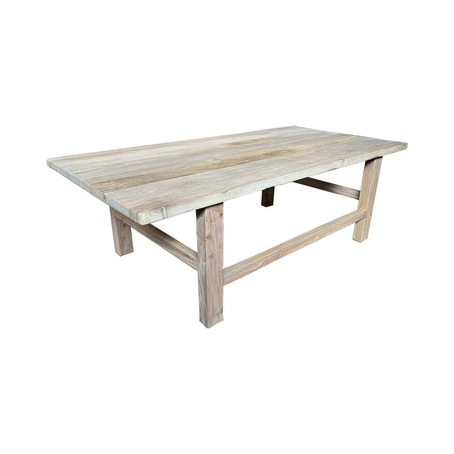 PIONEER RECYCLED ELM RECTANGULAR COFFEE TABLE 140CM