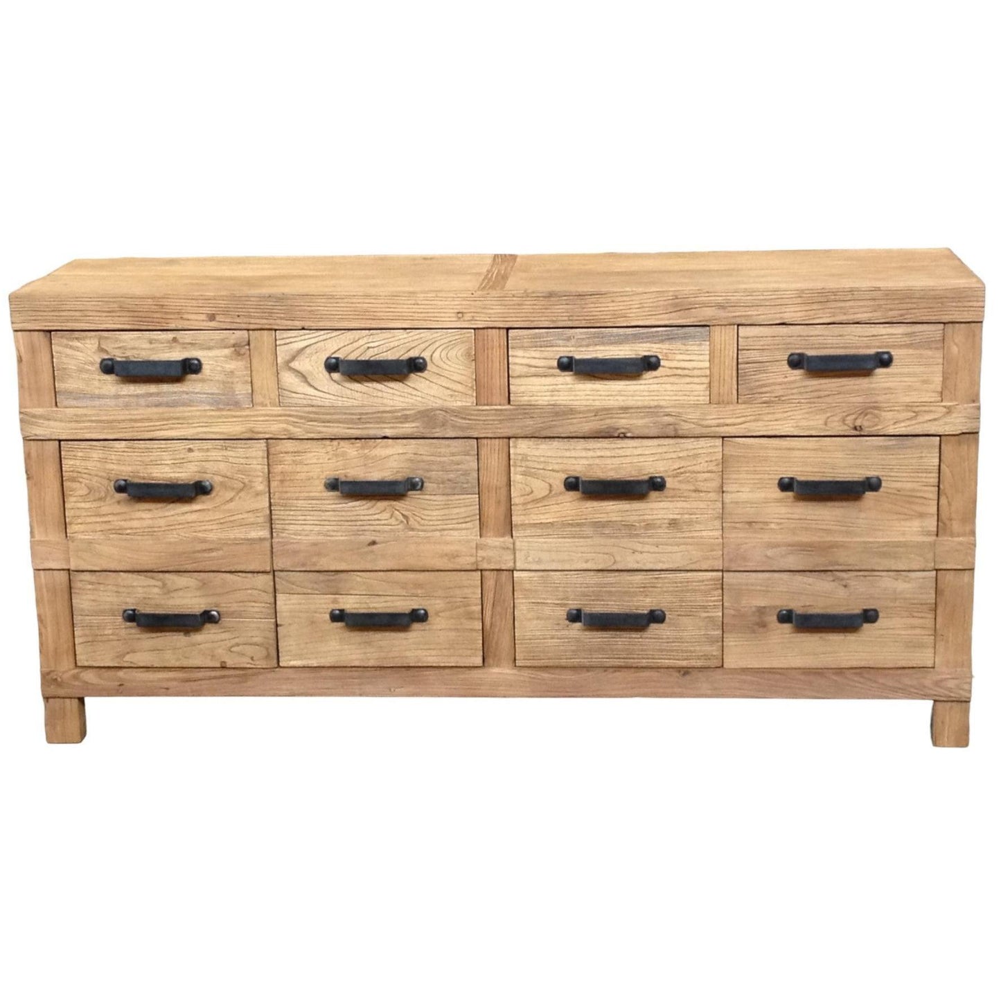 FAIRMONT BUFFET IN RECYCLED ELM 4 DOORS & 4 DRAWERS