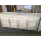 VILLA LOUVRE STYLE BUFFET SIDEBOARD 4 DOORS & 2 DRAWERS IN RECYCLED ELM 200CM - MyChocolateWood