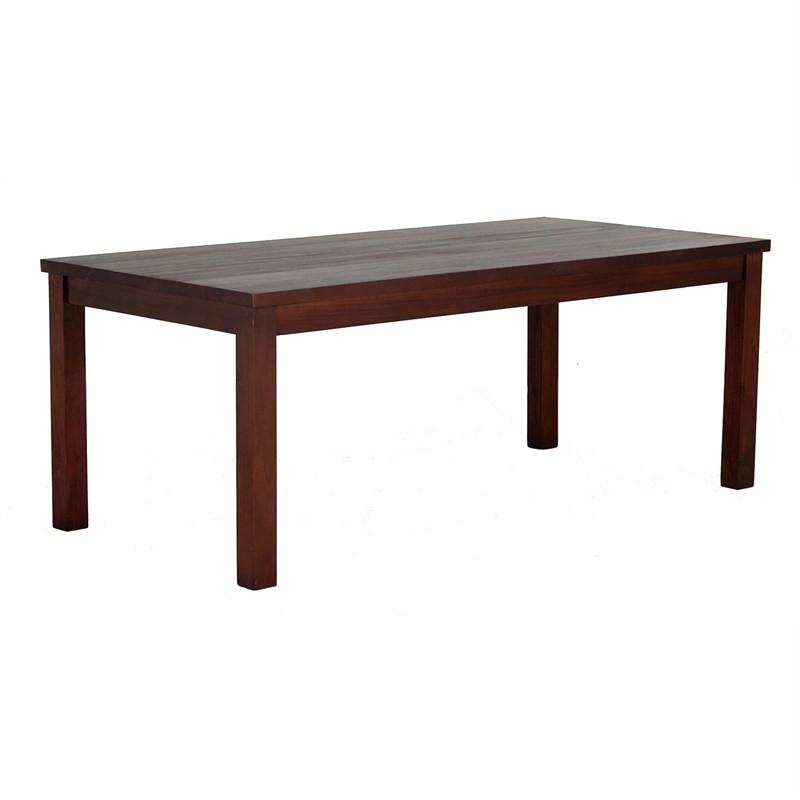 FULTON SOLID MAHOGANY DINING TABLE 200CM IN MAHOGANY