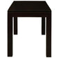 TANAKA SOLID MAHOGANY DINING TABLE 120CM IN CHOCOLATE - MyChocolateWood