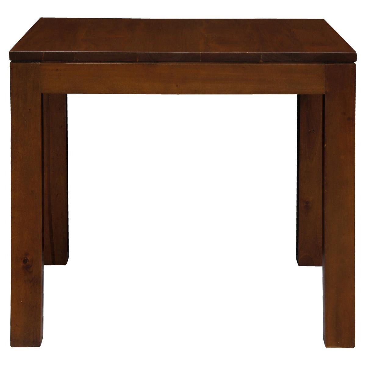 TANAKA SOLID MAHOGANY 90CM DINING TABLE IN MAHOGANY